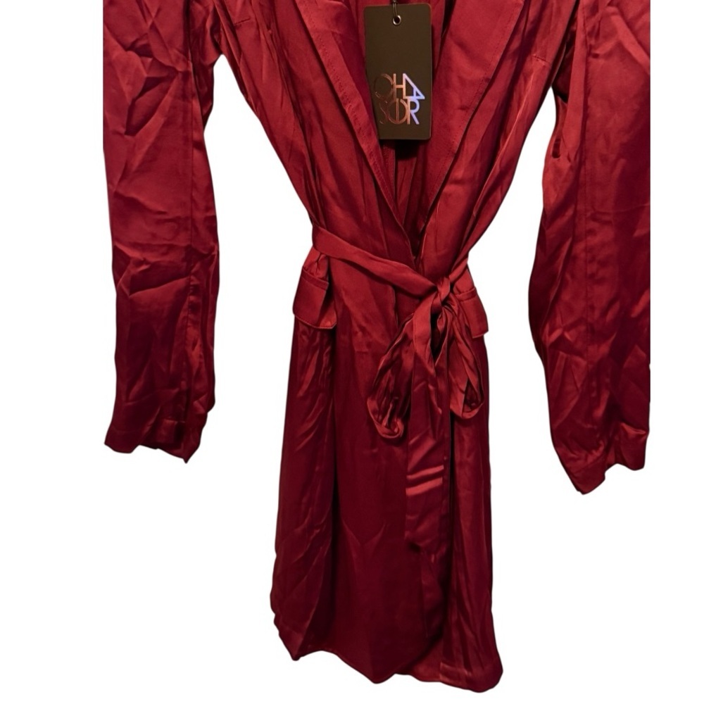 Chaser Red Belted Robe nwt - Picture 3 of 6